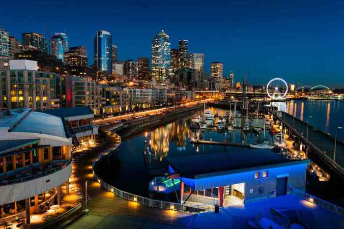 Seattle city emerald skyline biking pedal rules power life weather